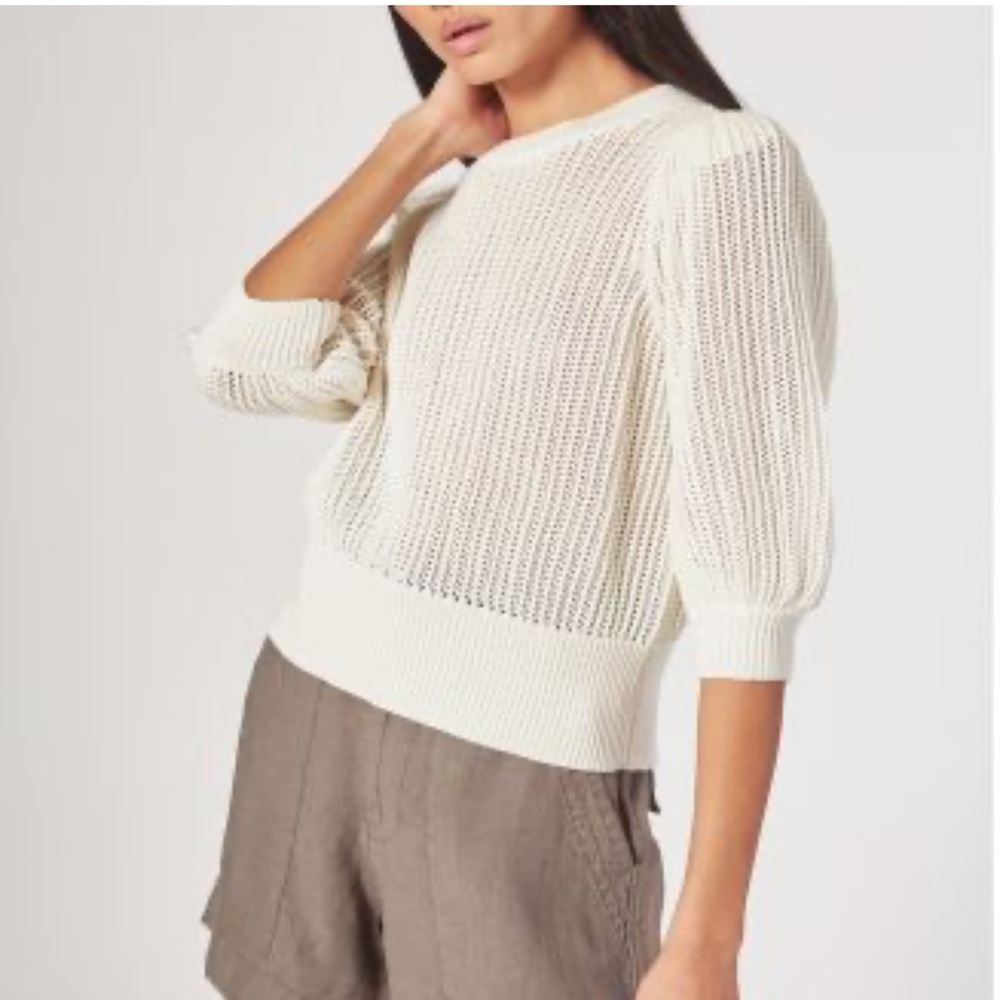 Joie Women's Cream Knit Sweater